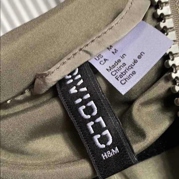 H&M Jackets & Coats Copy Hm Olive Green Puffer Jacket Poshmark